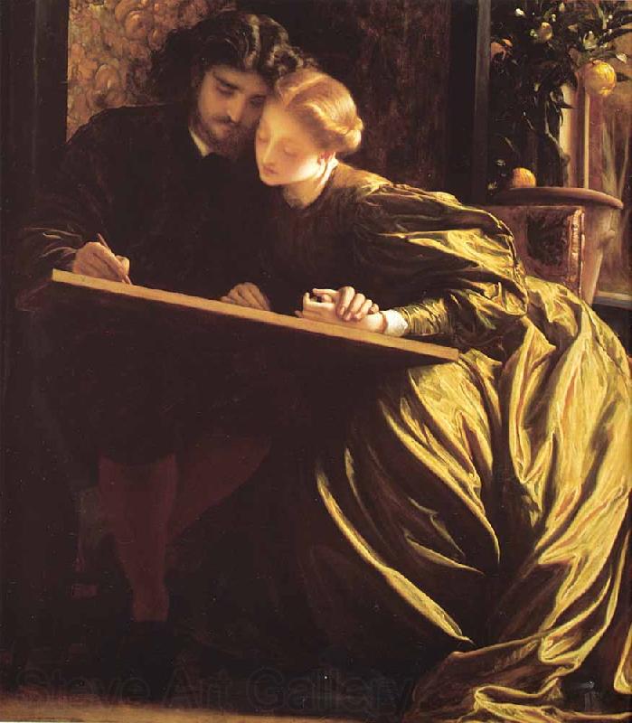 Lord Frederic Leighton The Painters Honeymoon Norge oil painting art